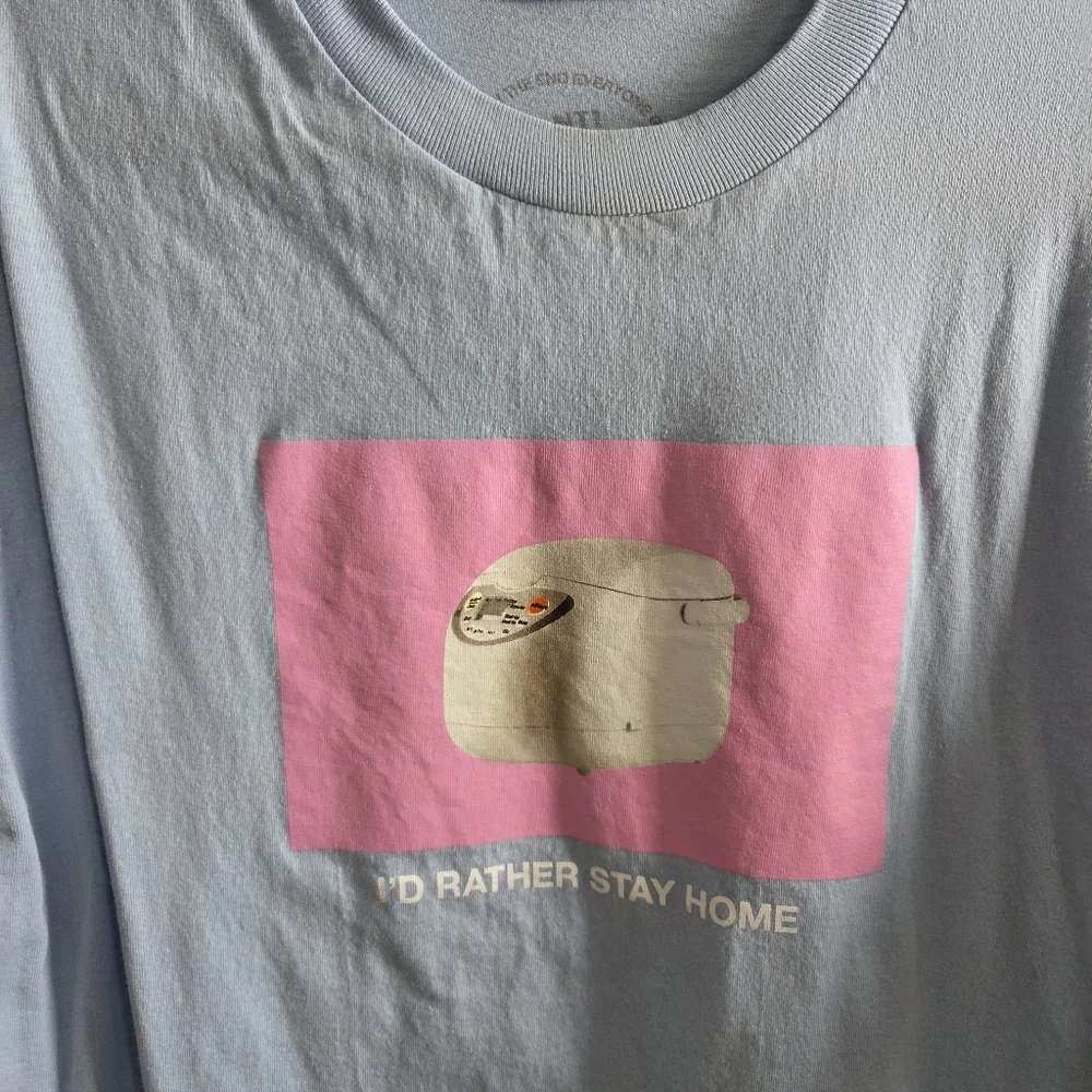 Anti Social Social Club I'd Rather Stay Home Graphic T-shirt - Picture 2 of 4